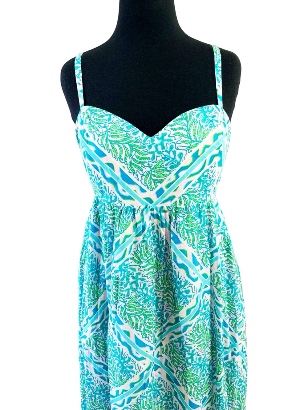 Lilly Pulitzer Prism Blue Good Greef Engineered Maxi Dress - Picture 6 of 13